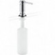 Distributeur de liquide vaisselle chroméé