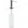 Distributeur de liquide vaisselle chroméé