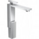 mitigeur lavabo 280, coupe diamant, bonde push-open chroméé