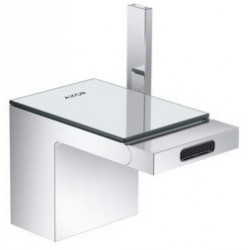 mitigeur bidet, bonde push-open chromée/miroir