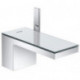 mitigeur lavabo 70, bonde push-open chromée/miroir