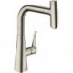 mitigeur cuisine 240,avec douchette extractible 2 jets, sBox aspect acier inox