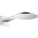 tête de douche 250 2jetavec bras de douche 450 mm chroméé