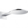 tête de douche 250 2jetavec bras de douche 450 mm chroméé