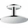 tête de douche 300 1jetavec raccordement plafond 100 mm chroméé