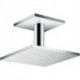 tête de douche 250 x 250 mm 2jetavec raccordement plafond 100 mm chroméé