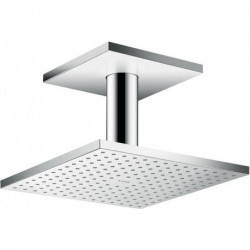 tête de douche 250 x 250 mm 2jetavec raccordement plafond 100 mm chroméé