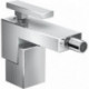 mitigeur bidet, bonde push-open, coupe diamant chroméé