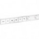 Module thermostatique RainSelect encastréavec 5 fonctions blanc mat