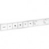 Module thermostatique RainSelect encastréavec 5 fonctions blanc mat