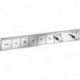 Module thermostatique RainSelect encastréavec 5 fonctions chroméé