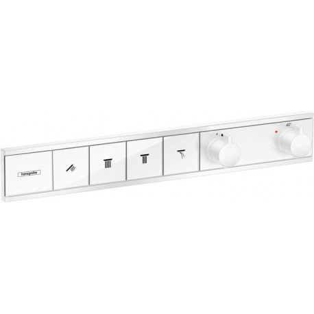 Module thermostatique RainSelect encastréavec 4 fonctions blanc mat