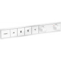 Module thermostatique RainSelect encastréavec 4 fonctions blanc mat