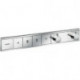 Module thermostatique RainSelect encastréavec 4 fonctions chroméé
