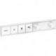 Module thermostatique RainSelect encastréavec 3 fonctions blanc mat