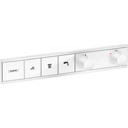 Module thermostatique RainSelect encastréavec 3 fonctions blanc mat