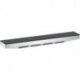 Douche d'épaule 500 1jetavec tablette chroméé