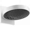 tête de douche 250 3jetavec bras de douche EcoSmart blanc mat