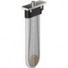Set de finition sBox square pour support de douchette sur bord de baignoire chromé 