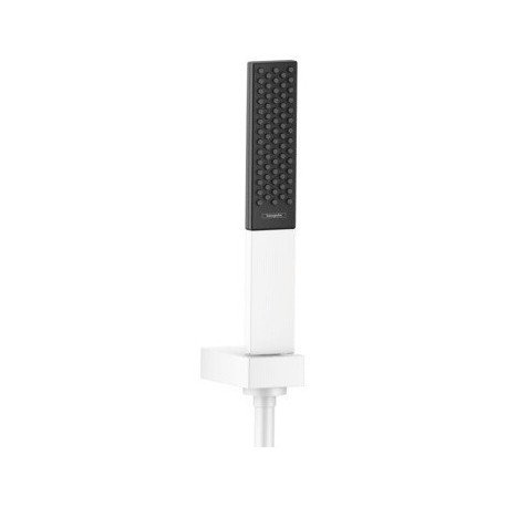 Set Porter 1,60 m/Douchette 100 1jet blanc mat
