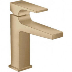 mitigeur de lavabo 110 poignée manette, bonde Push-Open bronze brossé