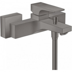 mitigeur bain/douche noir chromé brossé