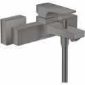 mitigeur bain/douche noir chromé brossé