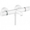mitigeur Thermostatique bain/douche blanc mat