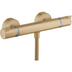 mitigeur Thermostatique douche bronze brossé