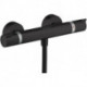 mitigeur Thermostatique douche noir mat