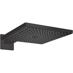 Douche de tête 300 Air 1jet avec bras de douche 390 mm noir mat