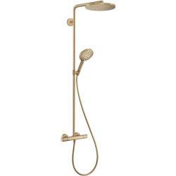 Showerpipe 240 1jet PowderRain bronze brossé