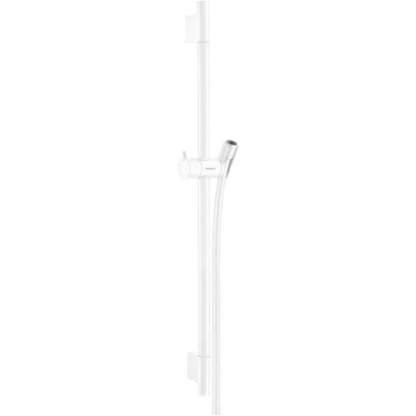 Barre de douche S Puro 0,65 m blanc mat