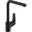 mitigeur de cuisine 280, 1 jet noir mat