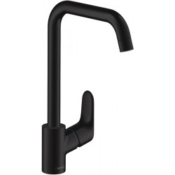 mitigeur de cuisine 260, 1 jet noir mat