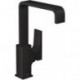 mitigeur de lavabo 230 poignée manette, bonde Push-Open noir mat