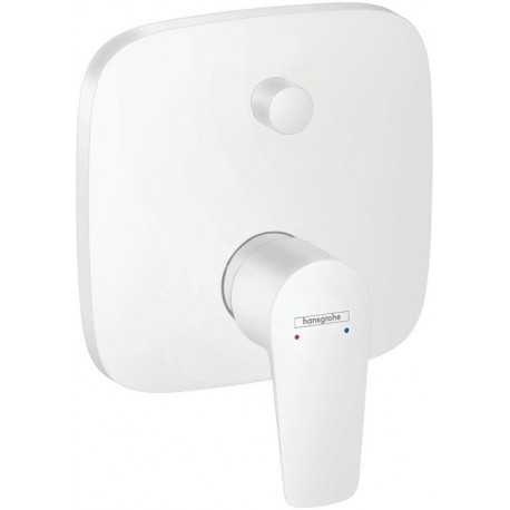 Set de finition pour mitigeur bain/douche encastré blanc mat