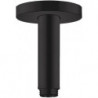 Bras de douche S 100 mm plafond M 1/2noir mat