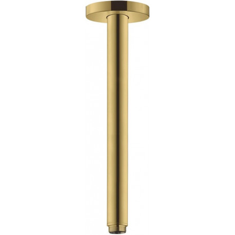 Bras de douche S 300 mm plafond M 1/2aspect doré poli