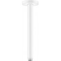 Bras de douche S 300 mm plafond M 1/2blanc mat