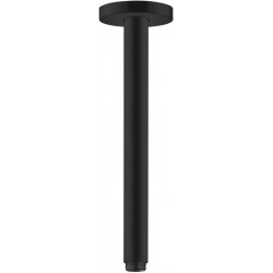 Bras de douche S 300 mm plafond M 1/2noir mat