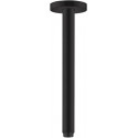 Bras de douche S 300 mm plafond M 1/2noir mat