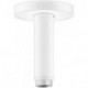 Bras de douche S 100 mm plafond M 1/2blanc mat