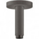 Bras de douche S 100 mm plafond M 1/2noir chromé brossé