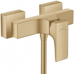 mitigeur douche bronze brossé
