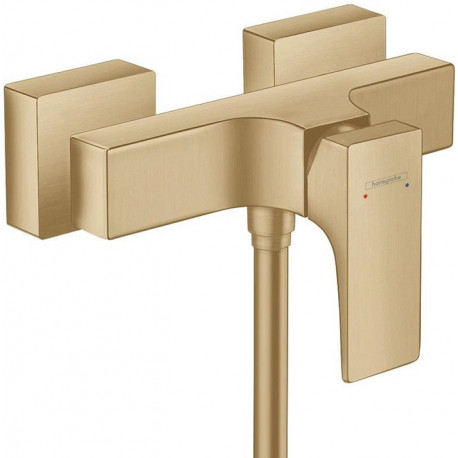 mitigeur douche bronze brossé