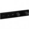 Module thermostatique RainSelect encastréavec 2 fonctions noir mat