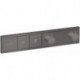 Module thermostatique RainSelect encastréavec 2 fonctions noir chromé brossé