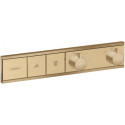 Module thermostatique RainSelect encastréavec 2 fonctions bronze brossé