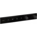 Module thermostatique RainSelect encastréavec 4 fonctions noir mat